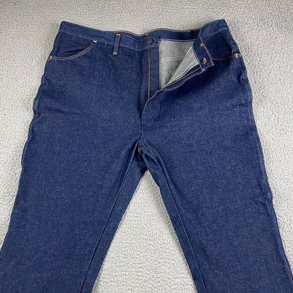 VTG Rustler 87621 Straight Leg Jeans Men's 44x32 Heavy Workwear Rugged New - Picture 3 of 11